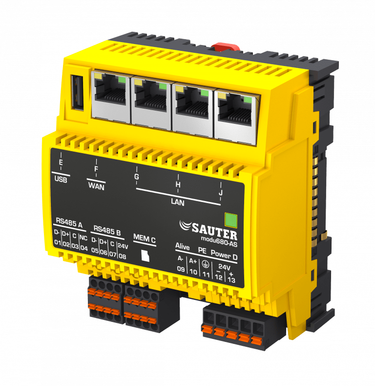 Modulare BACnet Automationsstation und Webserver, modu680-AS